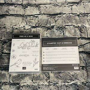 Stampin' Up! FREE AS A BIRD Stamp Set & STITCHED NESTED LABELS Die Bundle